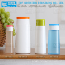 QB-FM Series 60ml 100ml 150ml 200ml hand cream sunblock facial cleanser toner oval hdpe plastic bottles